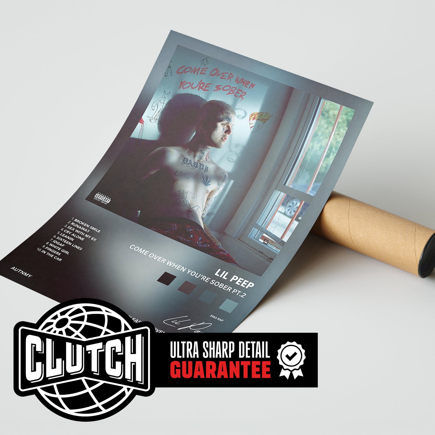 Lil Peep 'Come Over When You're Sober, Pt. 2' Album Poster