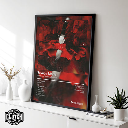 21 Savage 'Savage Mode' Album Poster