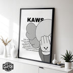 Kaws Cry Poster