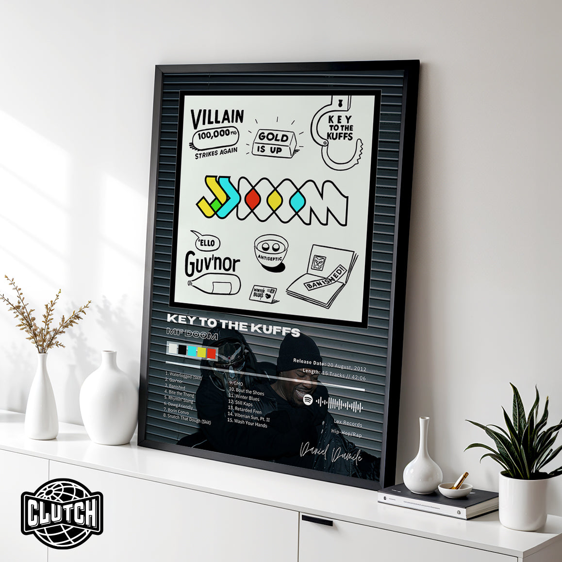 MF DOOM 'Key To The Cuffs' Album Poster