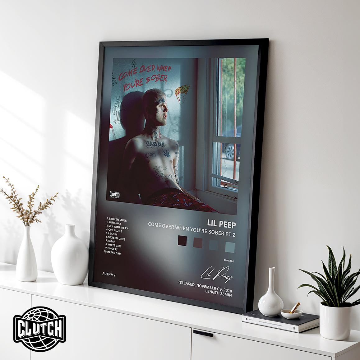 Lil Peep 'Come Over When You're Sober, Pt. 2' Album Poster