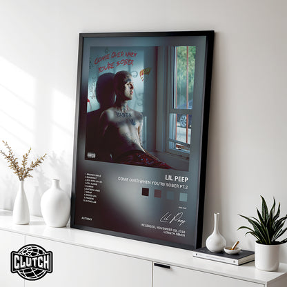 Lil Peep 'Come Over When You're Sober, Pt. 2' Album Poster