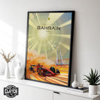 Bahrain Grand Prix F1 Poster