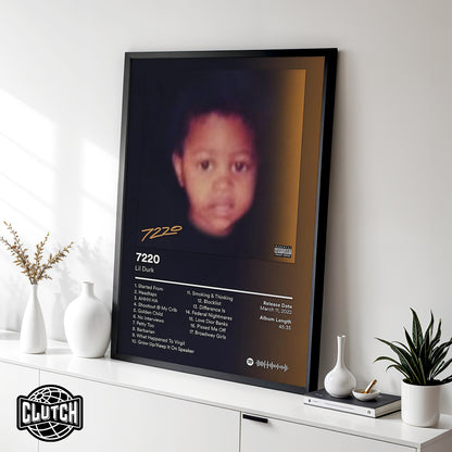 Lil Durk '7220' Album Poster