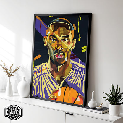 Kobe Bryant Art Poster
