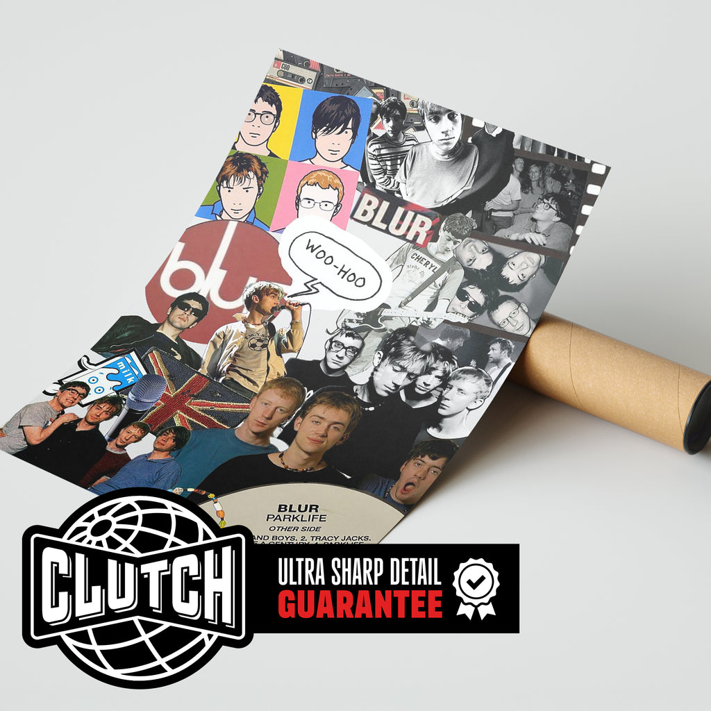 Blur 'Collage' Poster
