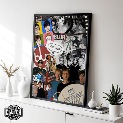 Blur 'Collage' Poster