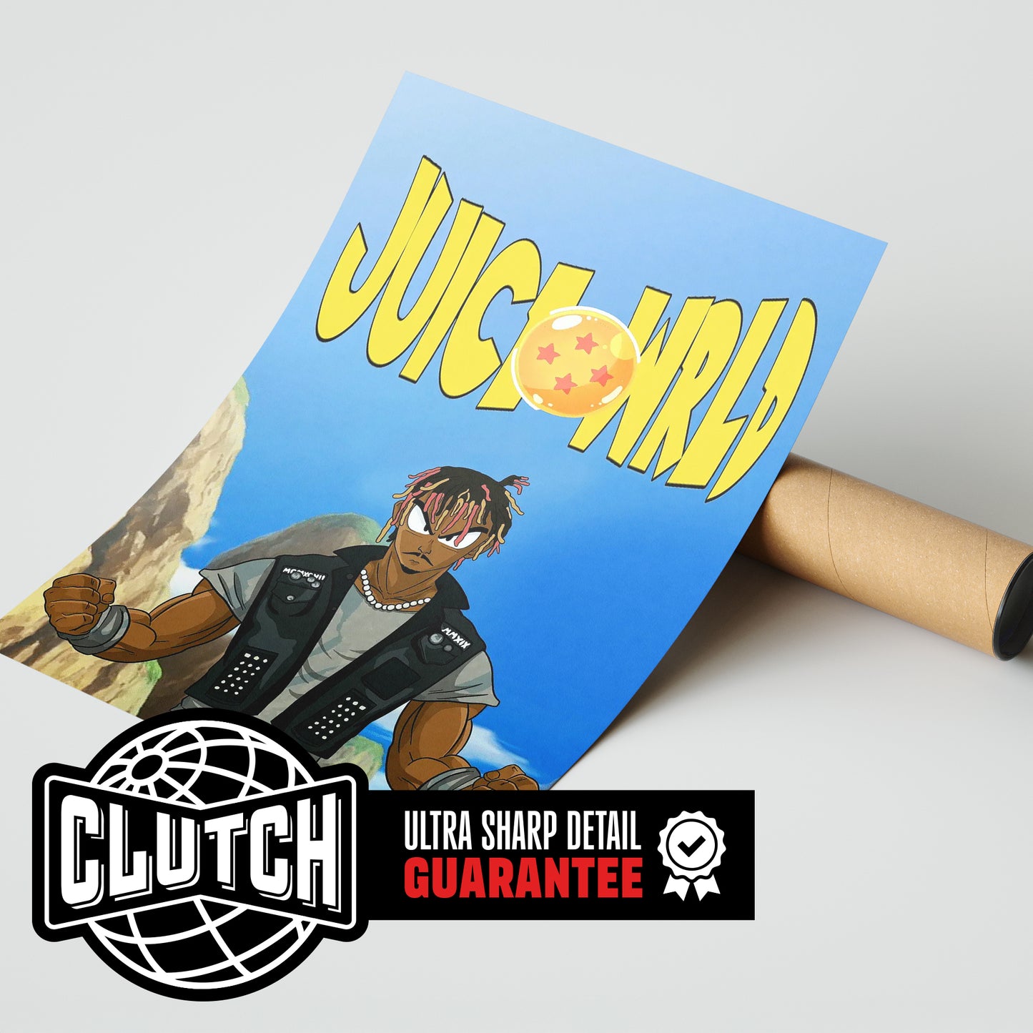 Juice WRLD x Dragon Ball Poster