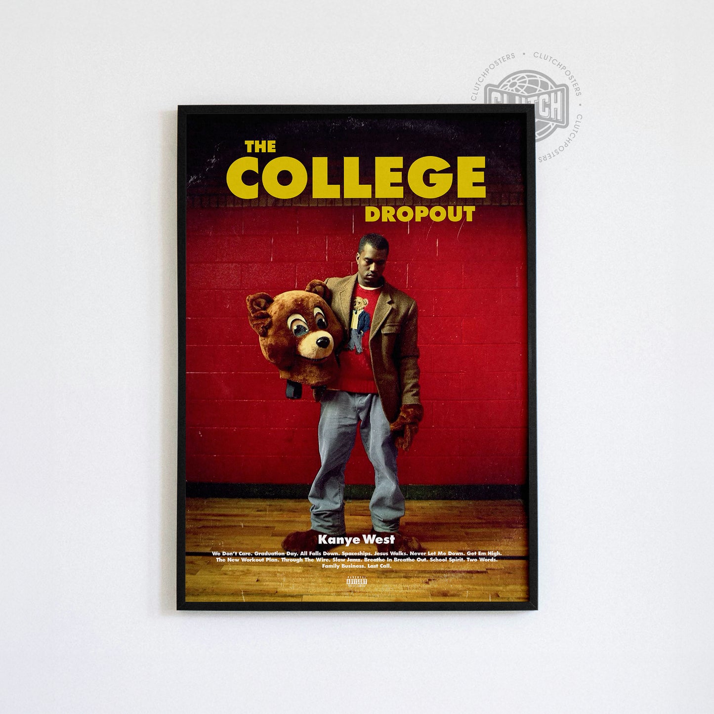 Kanye West 'The College Dropout' V2 Poster