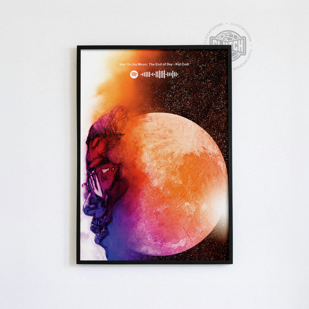 Kid Cudi 'Man On The Moon: The End Of Day' Spotify Poster