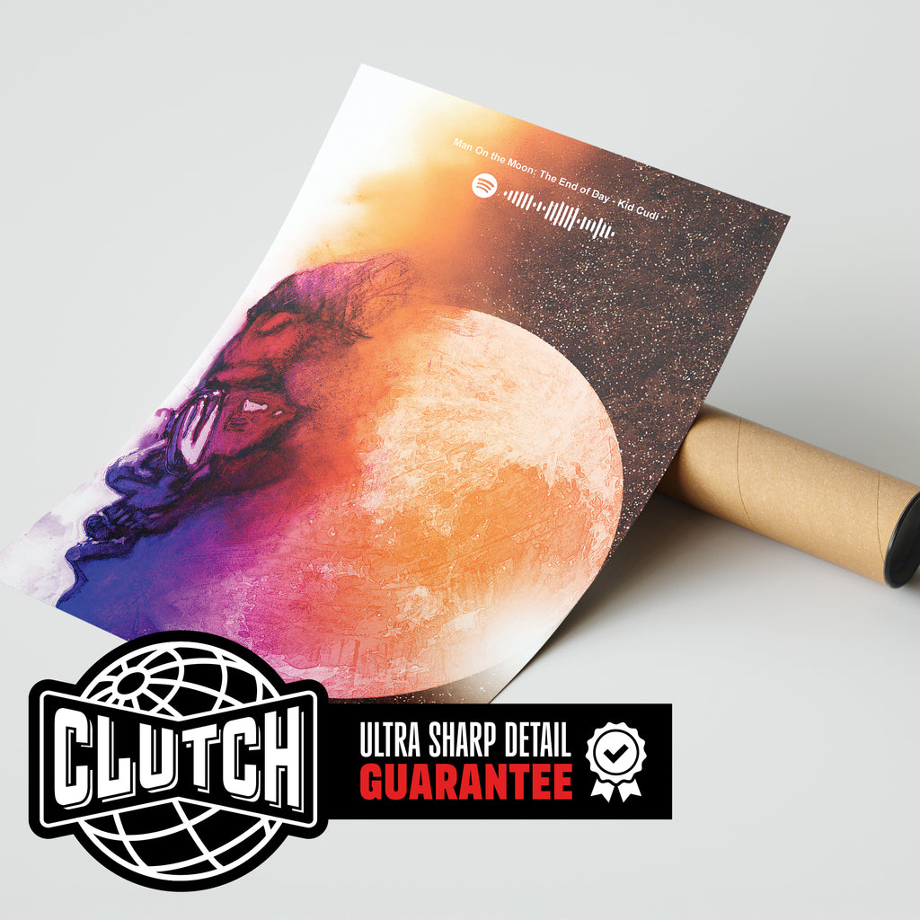 Kid Cudi 'Man On The Moon: The End Of Day' Spotify Poster