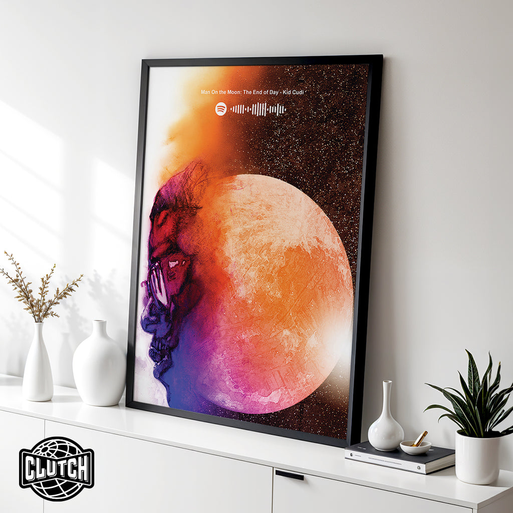 Kid Cudi 'Man On The Moon: The End Of Day' Spotify Poster