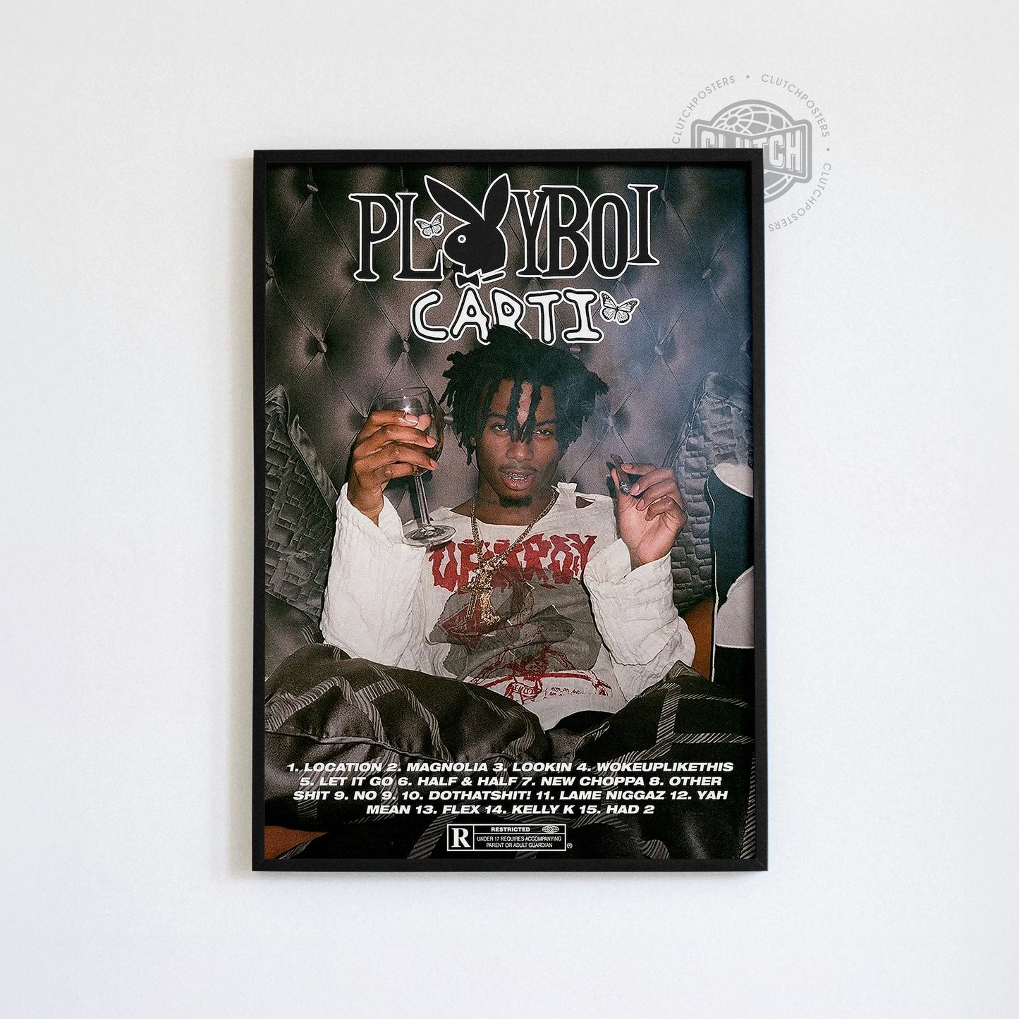 Playboi Carti Tracklist Poster