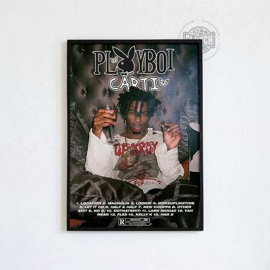 Playboi Carti Tracklist Poster