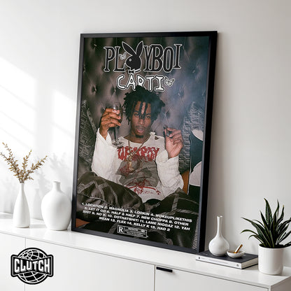Playboi Carti Tracklist Poster