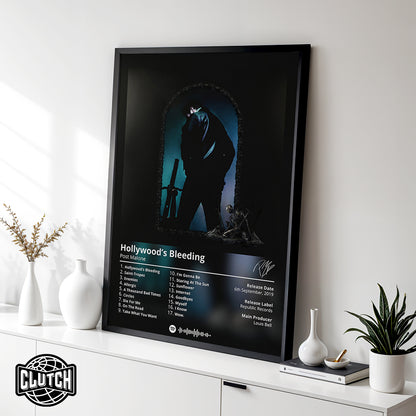 Post Malone 'Hollywood's Bleeding' Album Poster