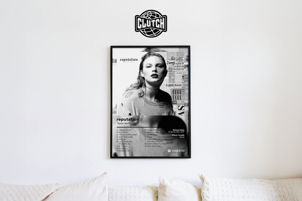 Taylor Swift 'reputation' Album Poster
