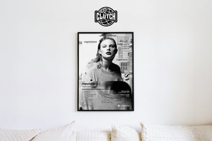 Taylor Swift 'reputation' Album Poster