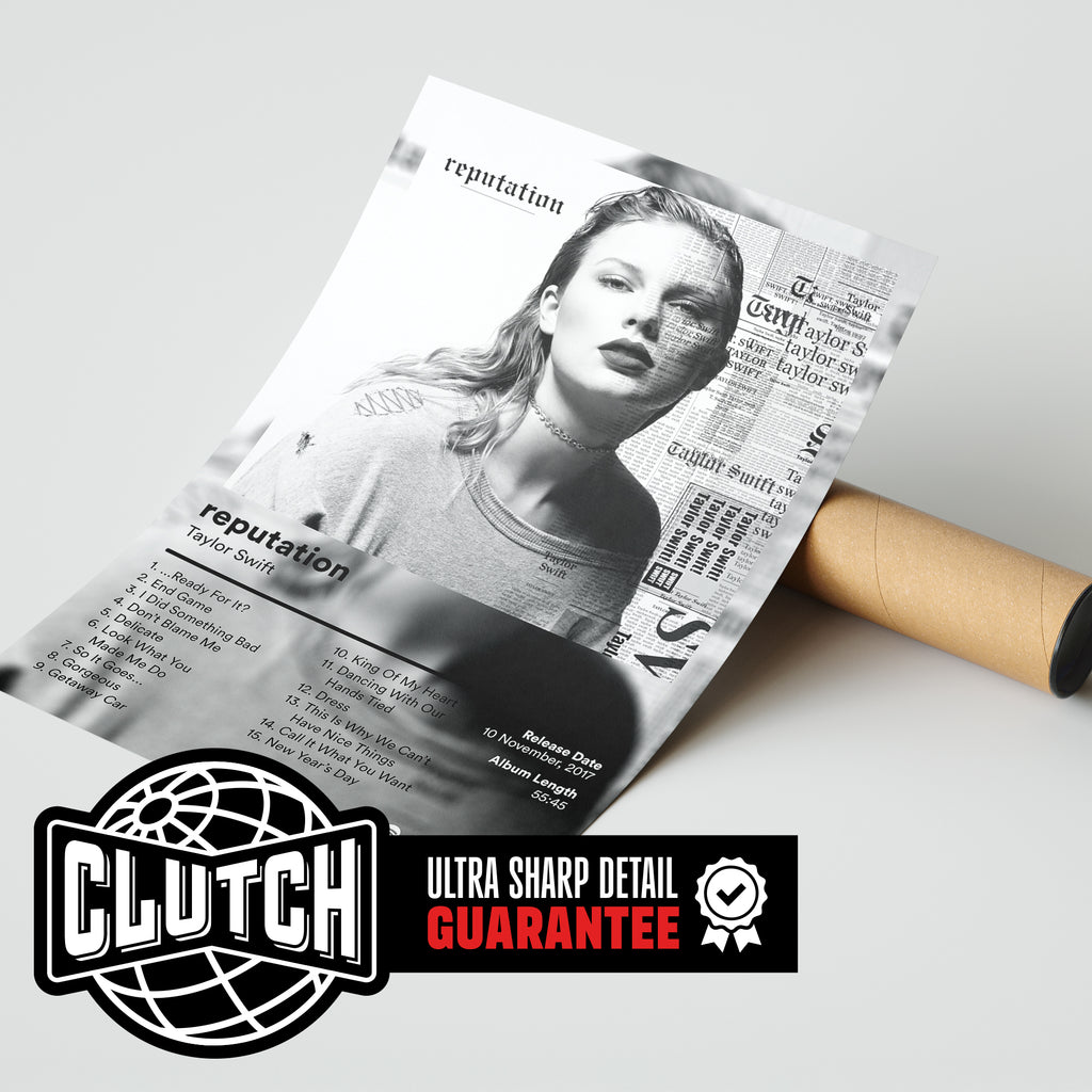 Taylor Swift 'reputation' Album Poster