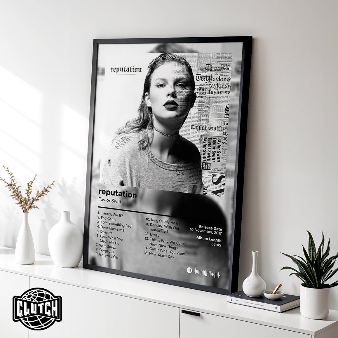 Taylor Swift 'reputation' Album Poster