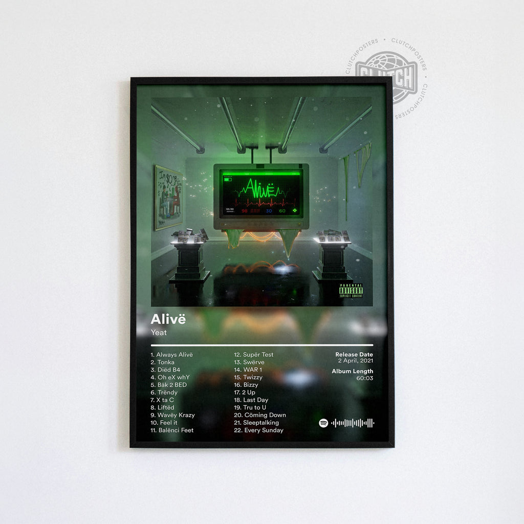Yeat 'Alivë' Album Poster