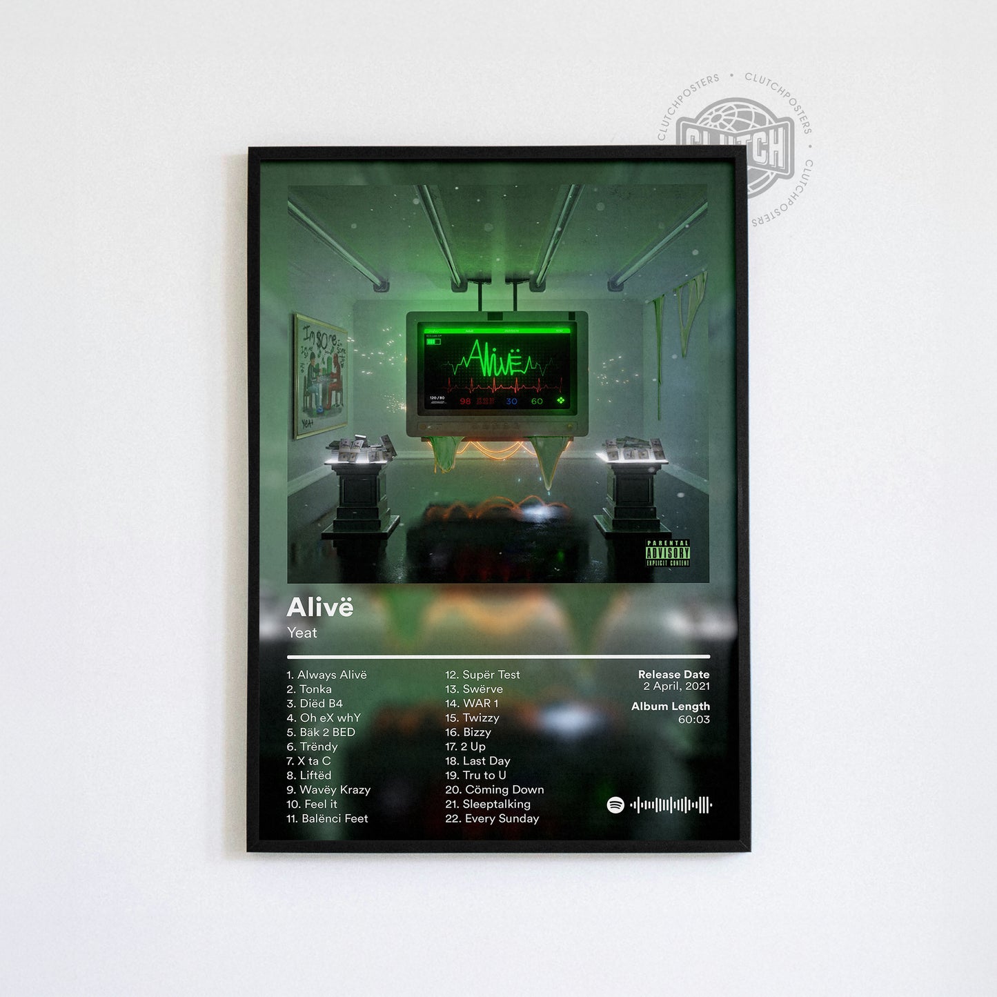 Yeat 'Alivë' Album Poster