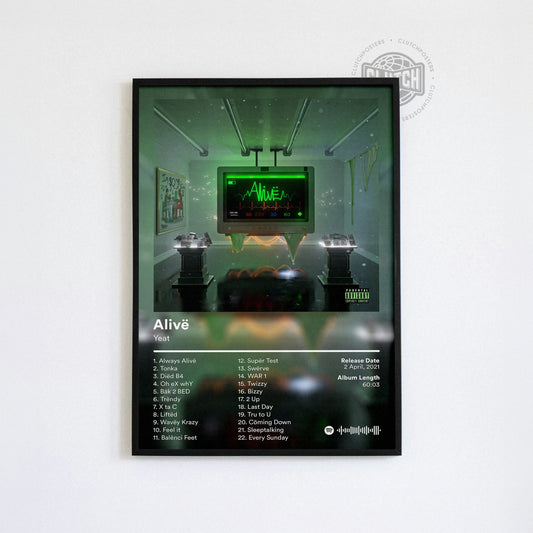 Yeat 'Alivë' Album Poster