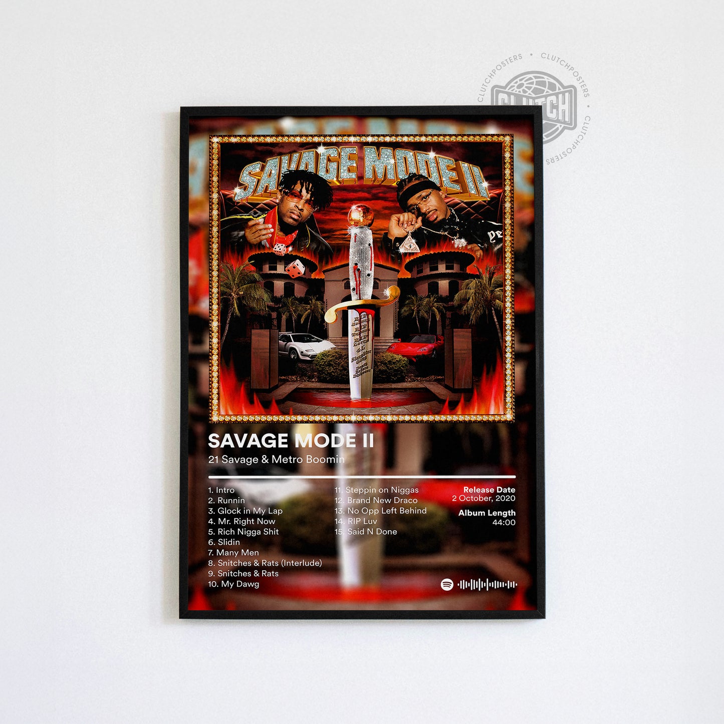 21 Savage 'Savage Mode II' Album Poster