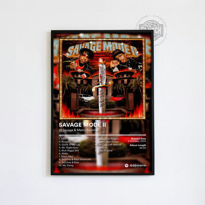 21 Savage 'Savage Mode II' Album Poster