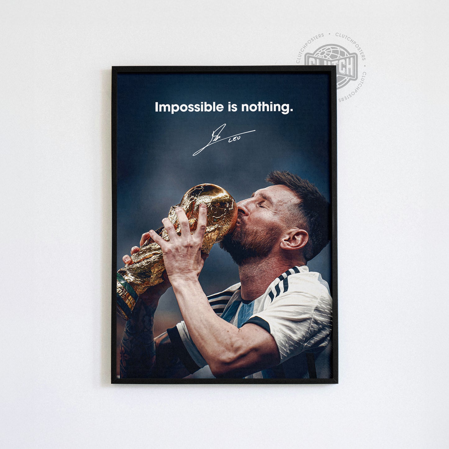 Messi 'Impossible Is Nothing' Poster