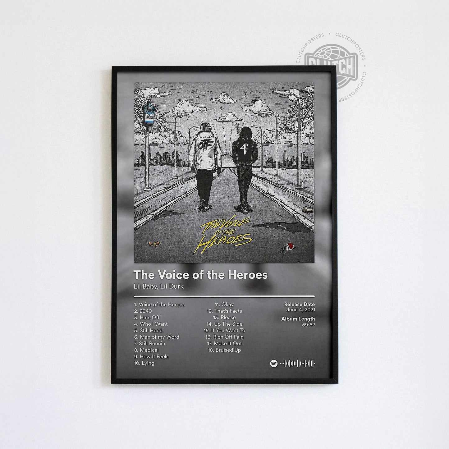 Lil Baby x Lil Durk 'The Voice Of Heroes' Album Poster