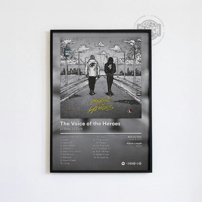 Lil Baby x Lil Durk 'The Voice Of Heroes' Album Poster