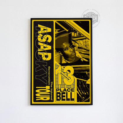 Asap Rocky Yellow Poster