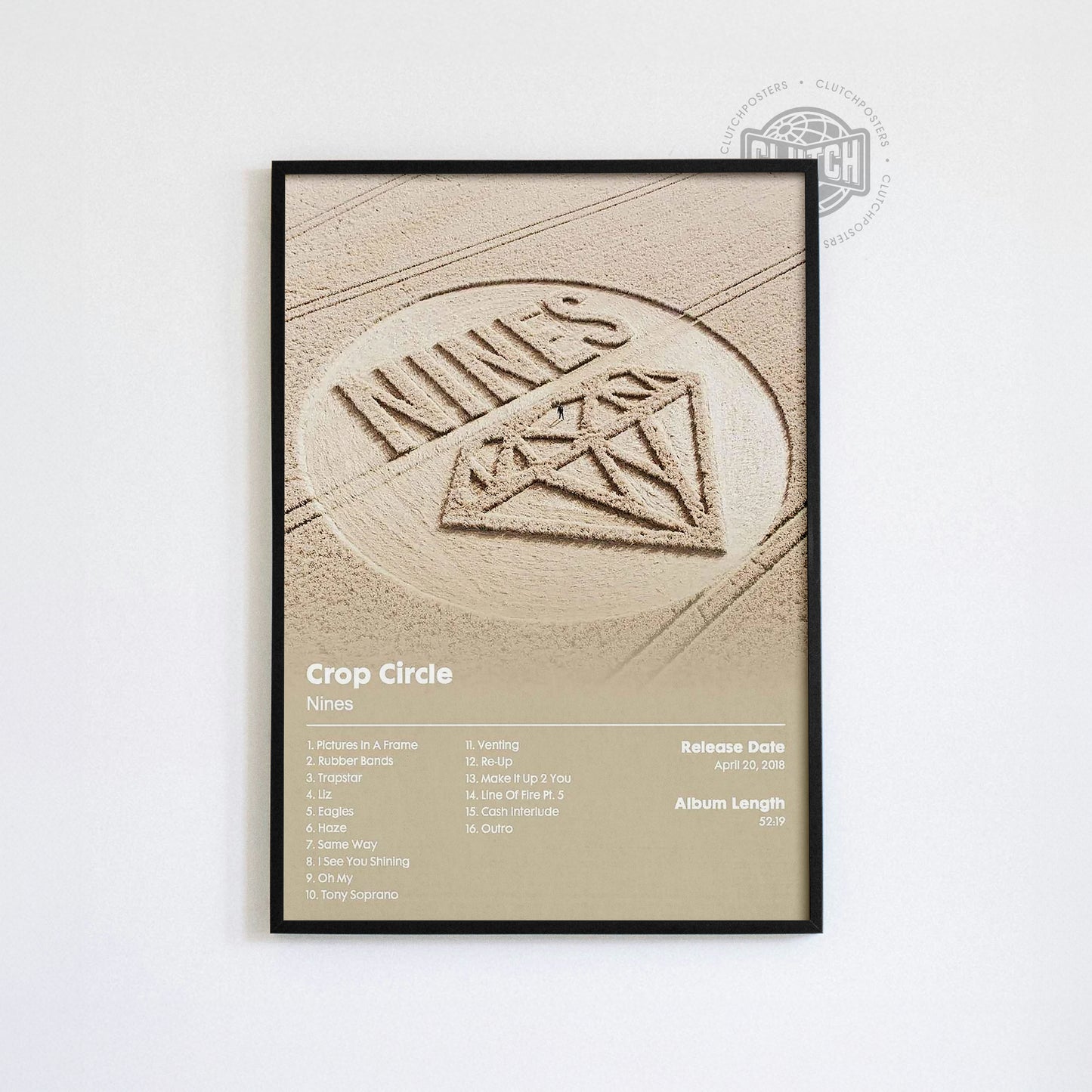 Nines 'Crop Circle' Album Poster