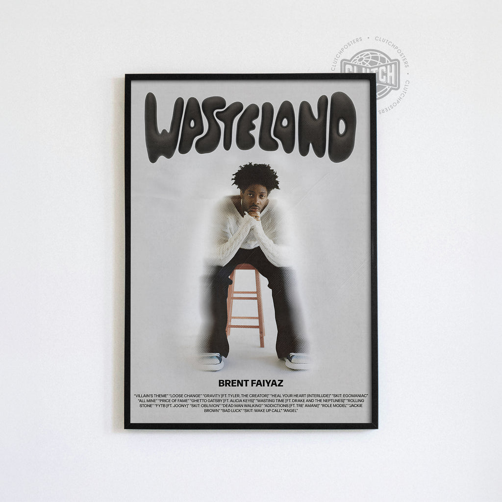Brent Faiyaz 'Wasteland' Throne Poster