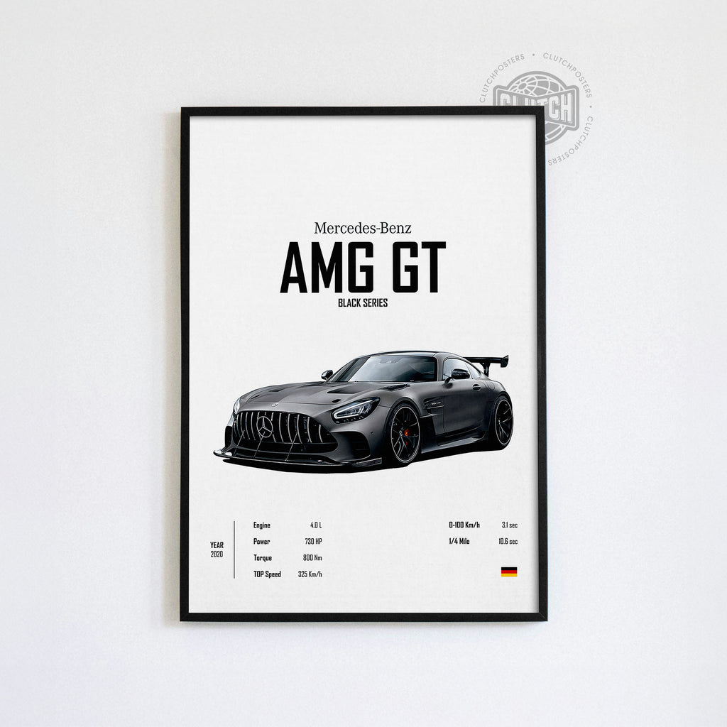 Mercedes Benz AMG GT 'CORE' Car Poster