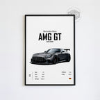 Mercedes Benz AMG GT 'CORE' Car Poster