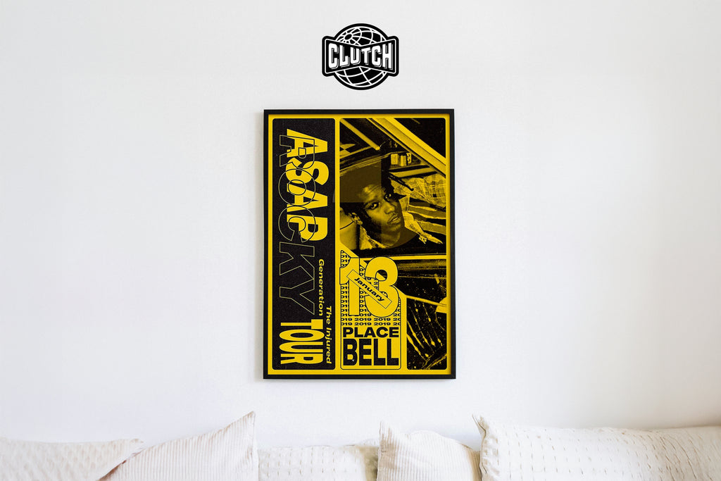 Asap Rocky Yellow Poster