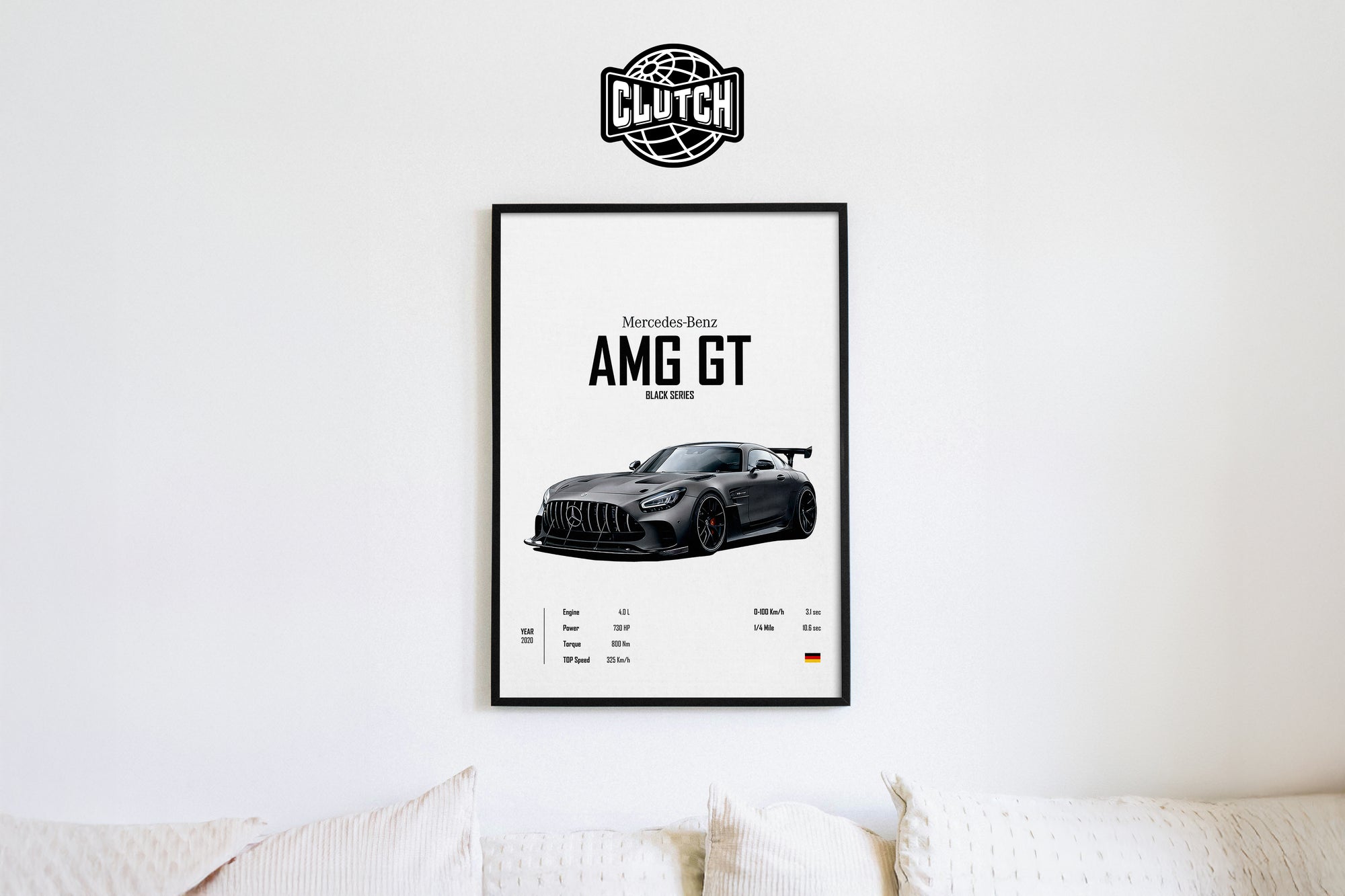 Mercedes Benz AMG GT 'CORE' Car Poster