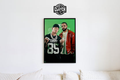 Central Cee & Drake Poster