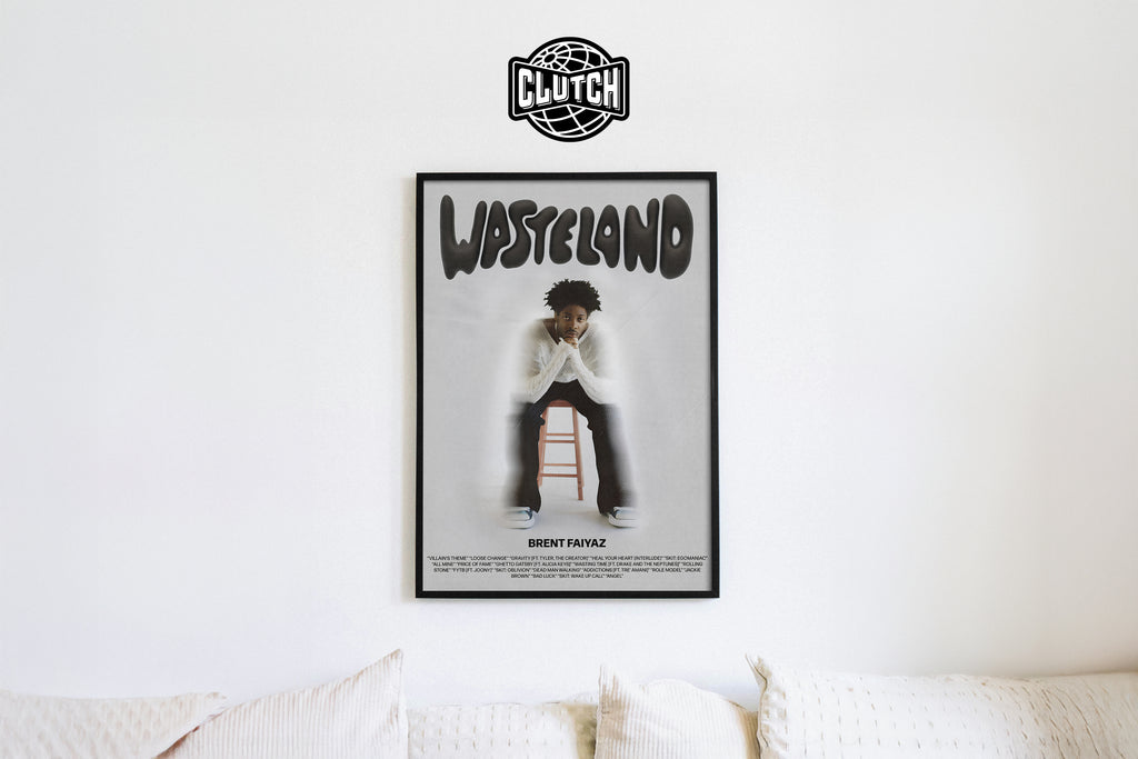 Brent Faiyaz 'Wasteland' Throne Poster