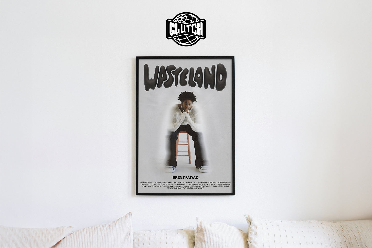 Brent Faiyaz 'Wasteland' Throne Poster