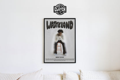 Brent Faiyaz 'Wasteland' Throne Poster
