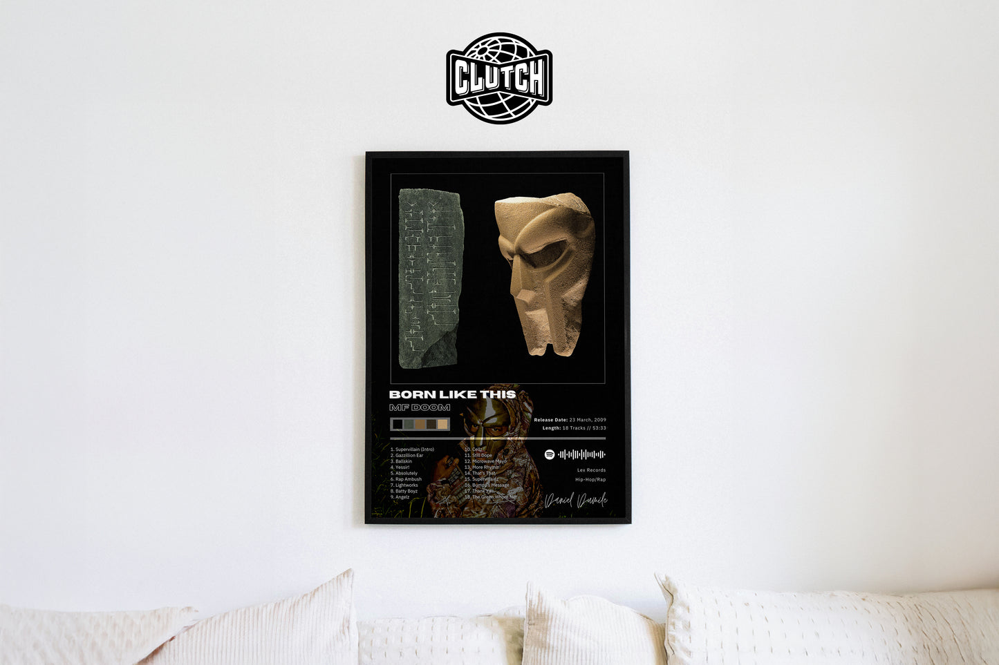MF DOOM 'BORN LIKE THIS' Album Poster