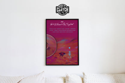 Dave 'We're All Alone In This Together' Tracklist Poster