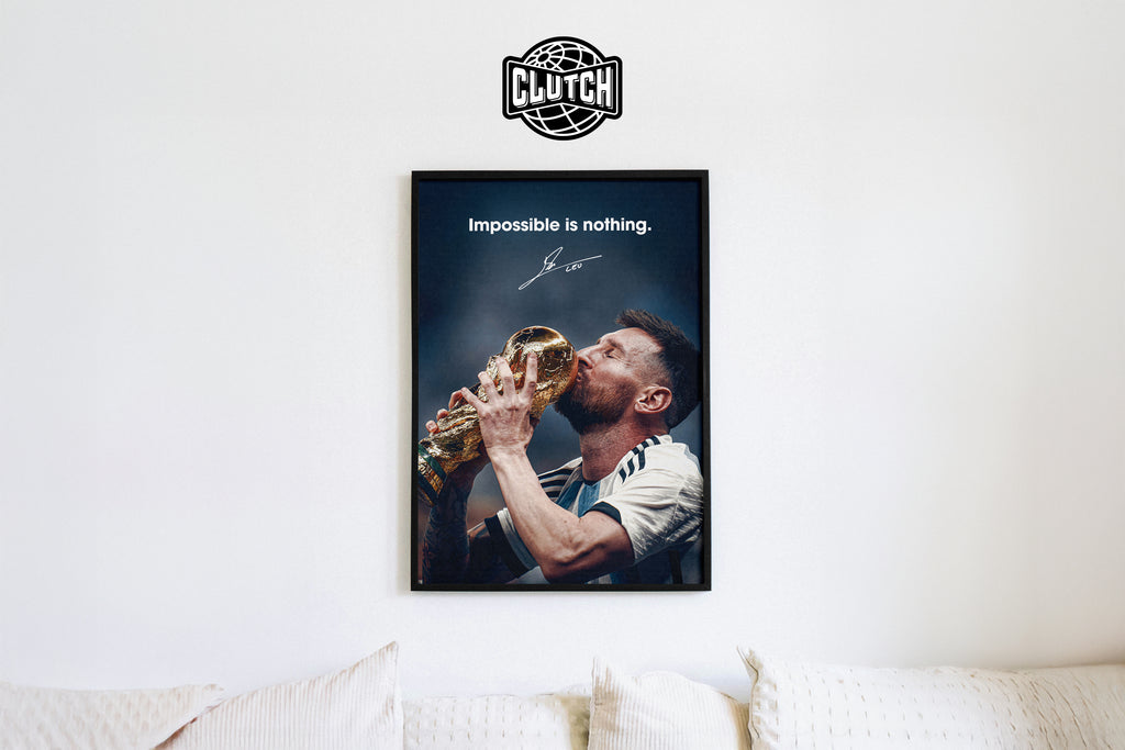 Messi 'Impossible Is Nothing' Poster