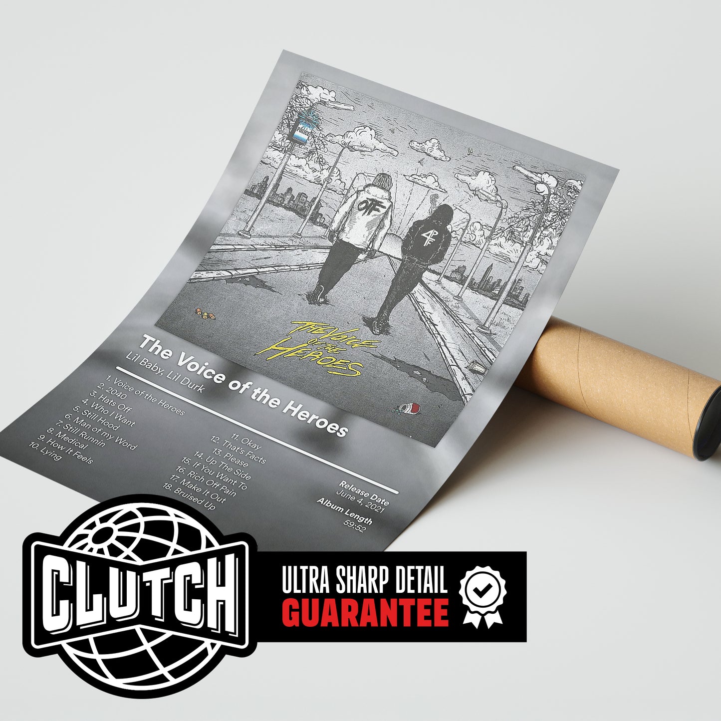 Lil Baby x Lil Durk 'The Voice Of Heroes' Album Poster