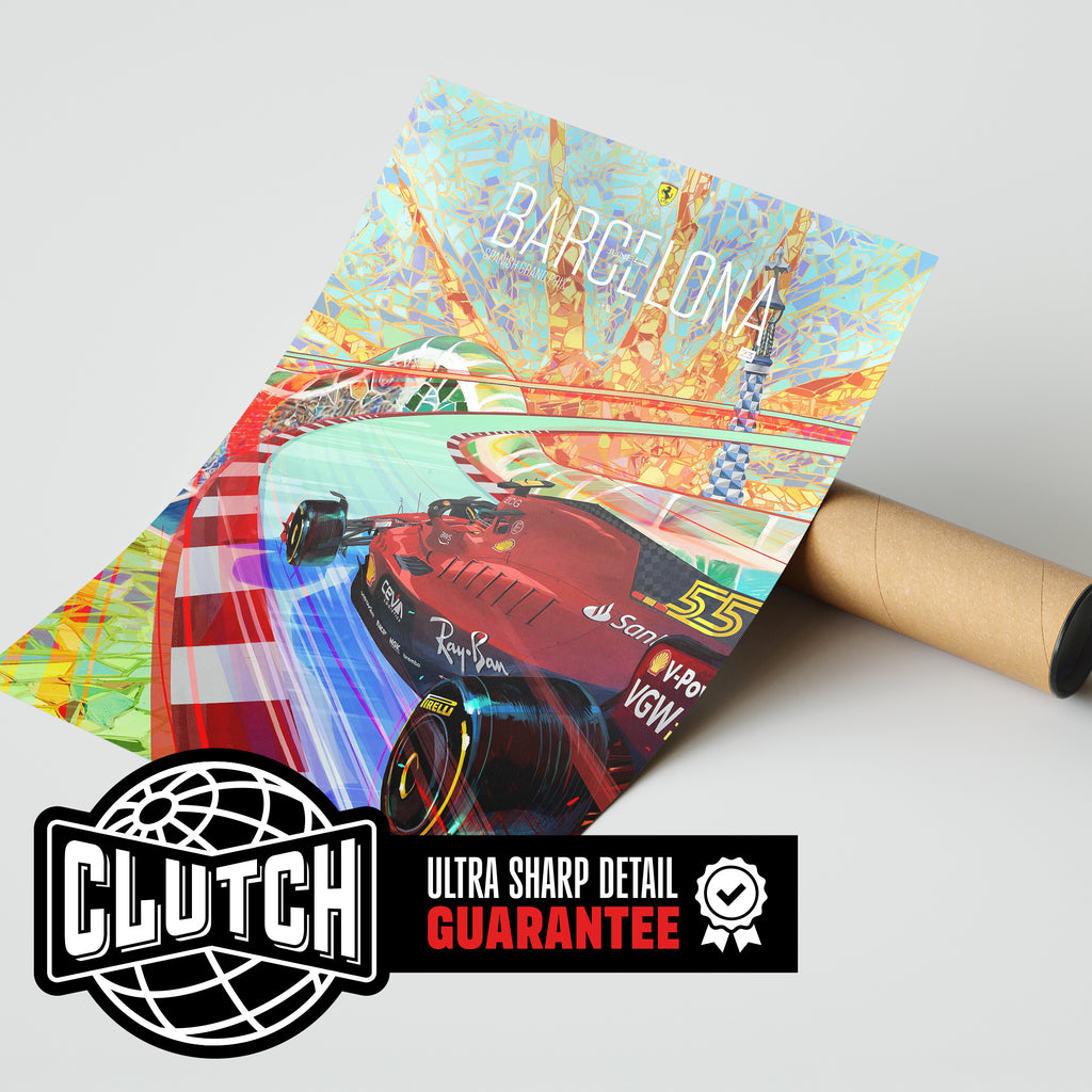 Spanish Grand Prix F1 Poster