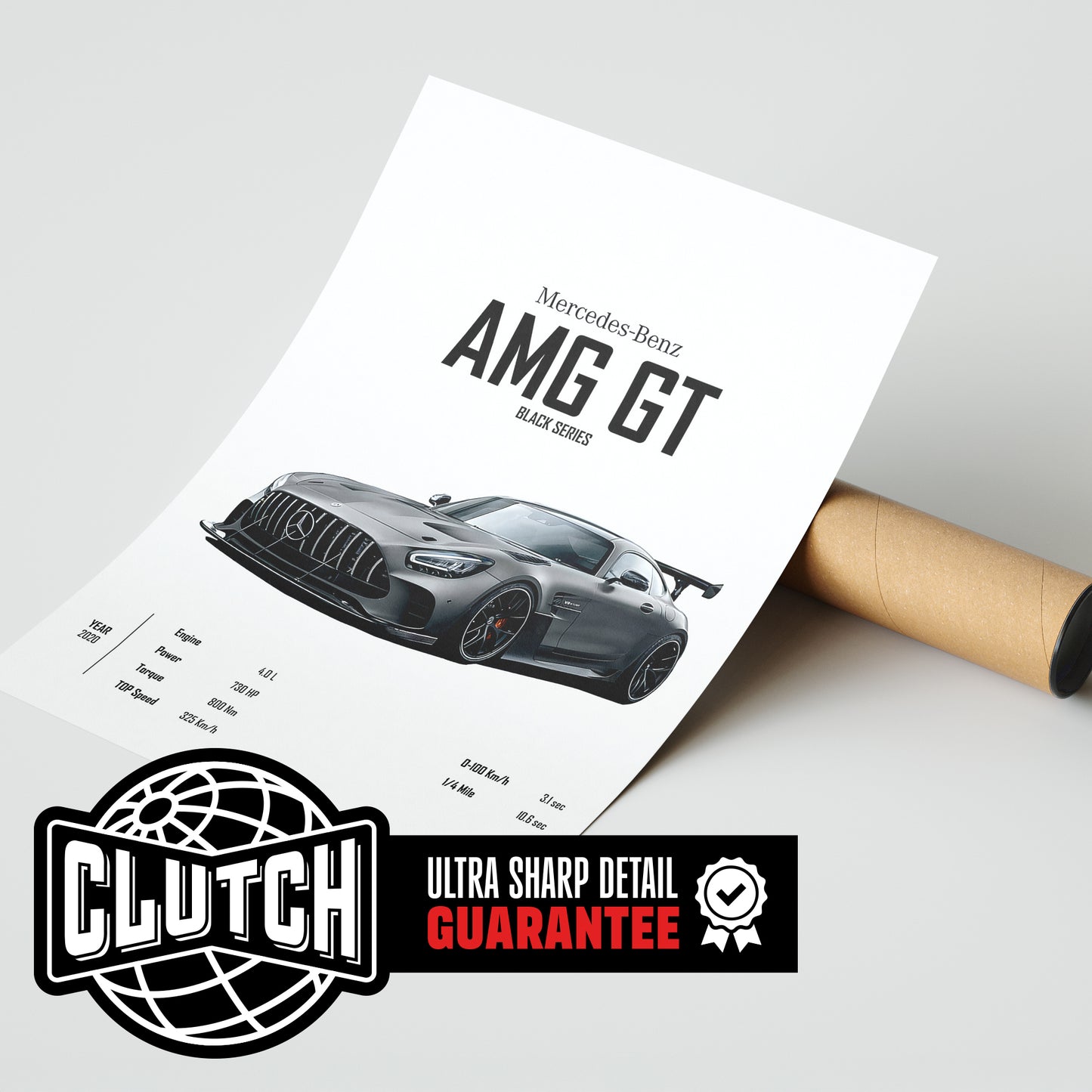 Mercedes Benz AMG GT 'CORE' Car Poster