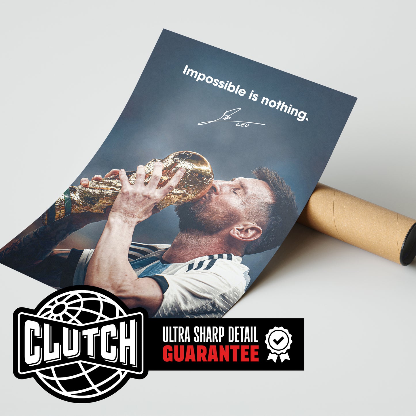 Messi 'Impossible Is Nothing' Poster